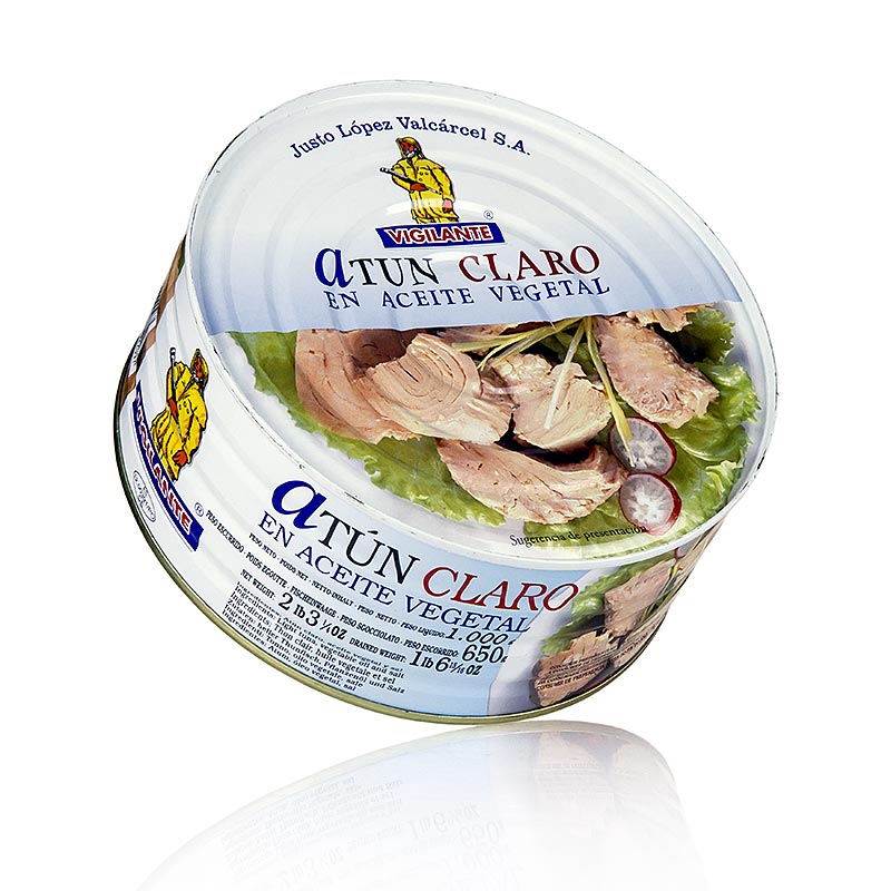 Albacore tonhal olajban, Justo Lopez Valeaucel - 1 kg - tud