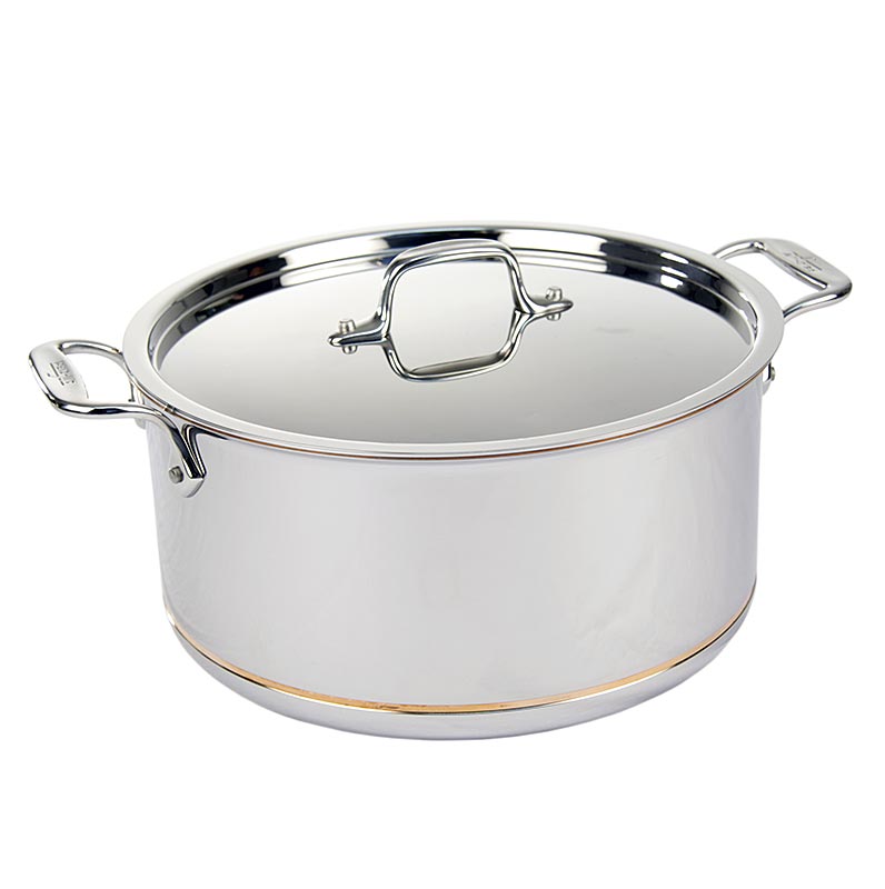 ALL-CLAD - meat and vegetable pot with lid, copper core, 7.6 l, 27.0 cm Ã, Copper-CoreÂ® - 7,6 l / 27.0 cm Ã - Carton