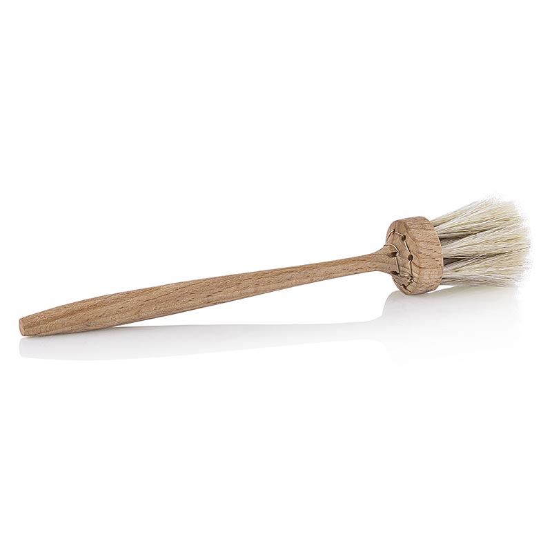 Pensula de patiserie, lemn de fag uleiat, par de cal, lucrat manual - 1 bucata - Lejer Pensula de patiserie, lemn de fag uleiat, par de cal, lucrat manual - 1 bucata - Lejer