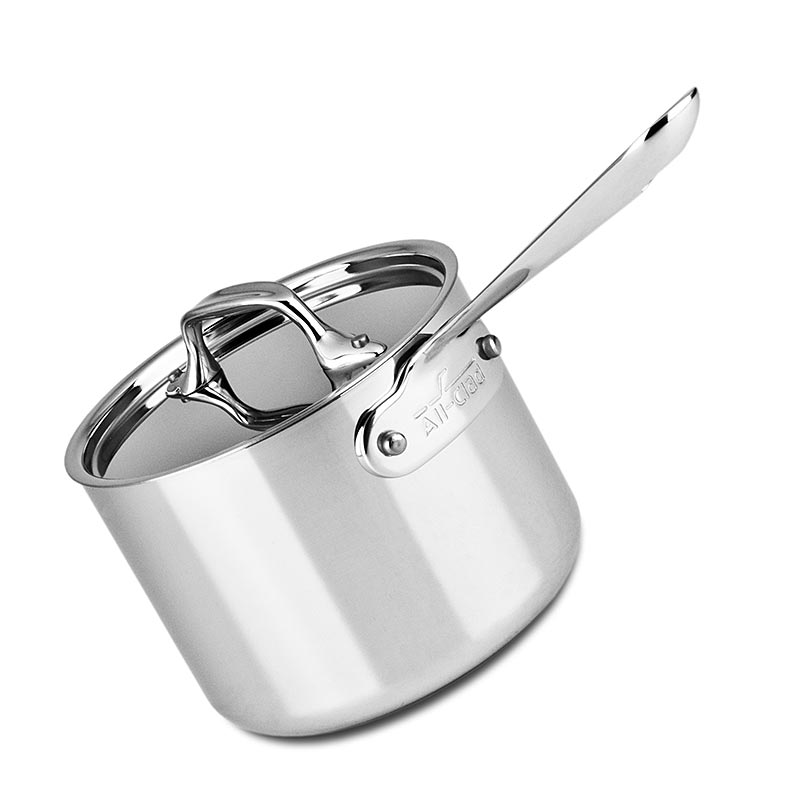 All-Clad saucepan, with lid - induction, Ø 15.2cm, 1.9 L - 1 piece - Cardboard