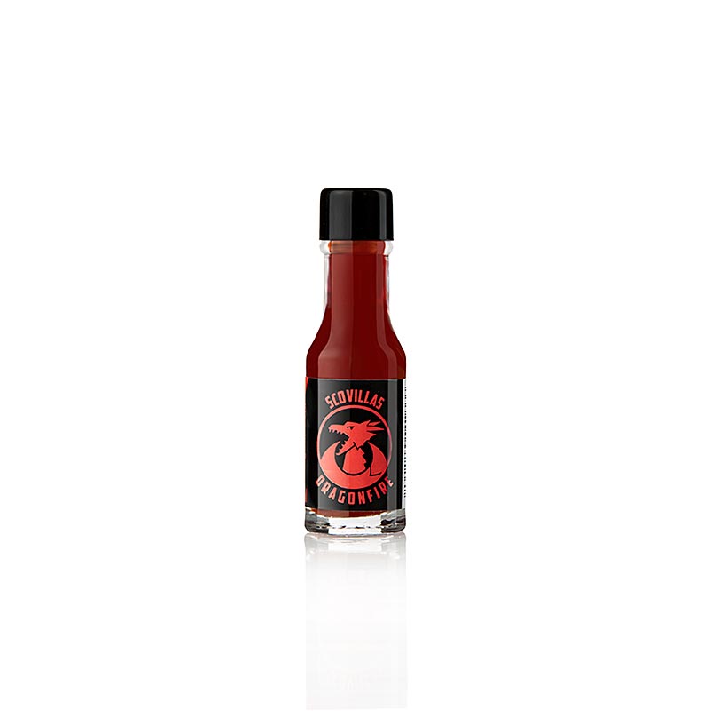 Scovilla Dragonfire, Extreme Hot Sauce, Mini, viac ako 100 000 Scoville - 3 ml - Flasa