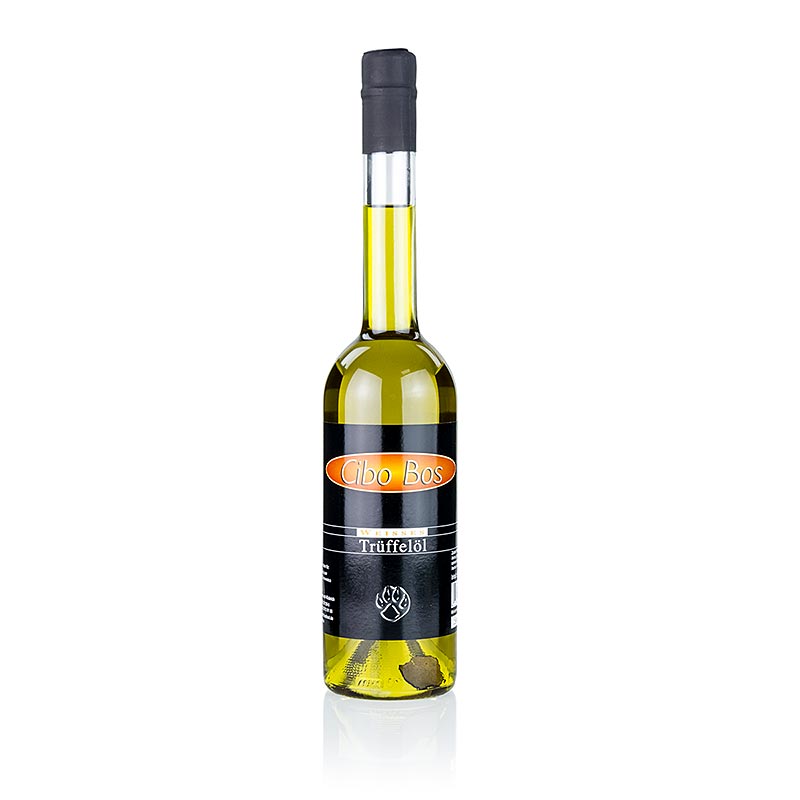 CIBO BOS extra panensky olivovy olej s prichutou bielej hluzovky (hluzovkovy olej) - 500 ml - Flasa
