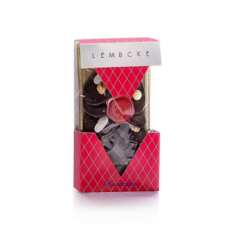 Biscotti da te Lembcke Preppy Choc Dark, monete studentesche - 100 grammi - scatola