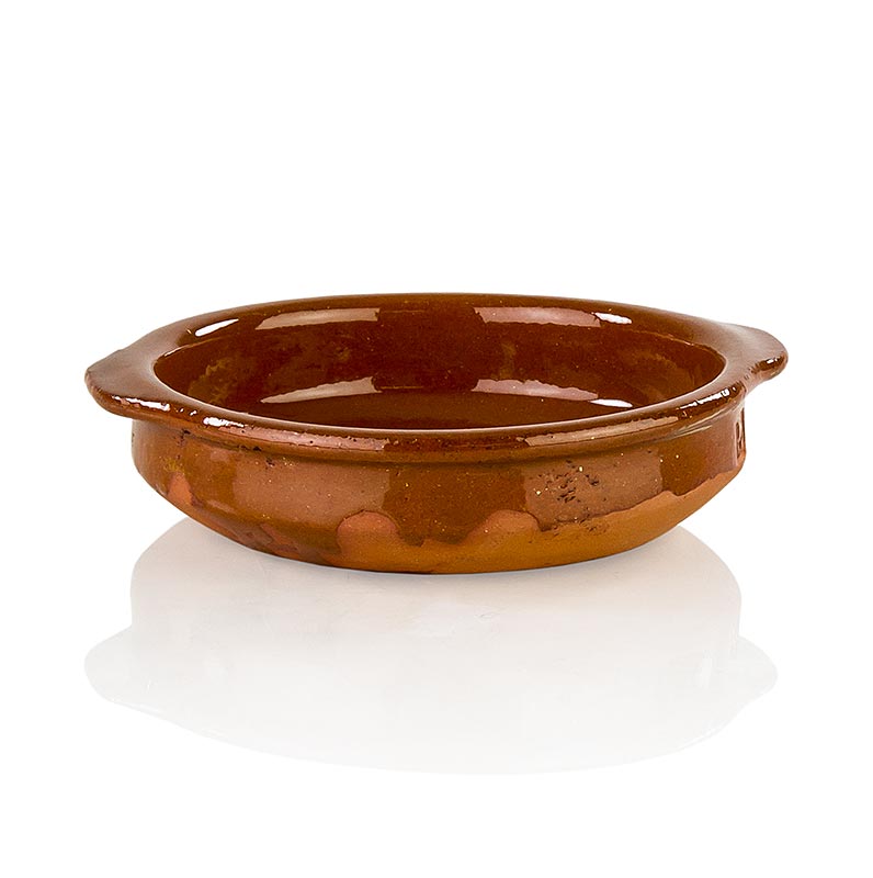 Glinena zdjela - Cazuela, smeda, glazirana, Ø 12cm - 1 komad - Opusteno