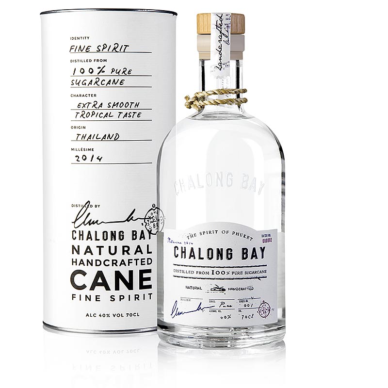Chalong Bay, bily rum z cukrove trtiny, 40% obj. - 700 ml - Lahev Chalong Bay, bily rum z cukrove trtiny, 40% obj. - 700 ml - Lahev