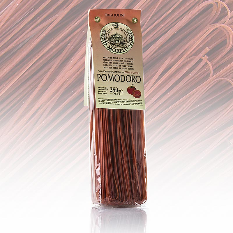 Morelli 1860 Tagliolini al Pomodoro, cu rosii si germeni de grau - 250 g - sac
