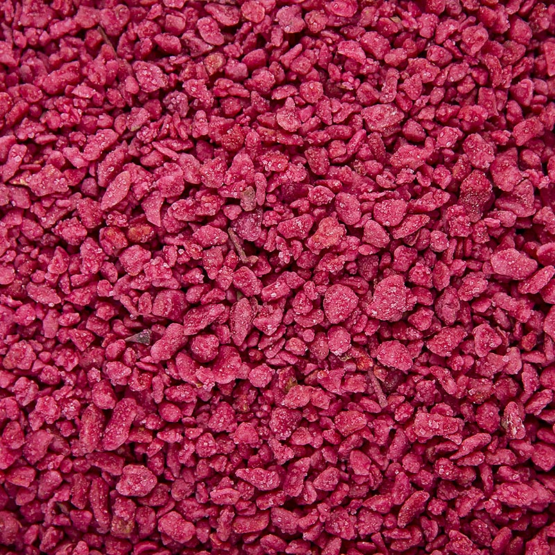 Prave kusky ruzovych lupenov, cervene, krystalizovane, jedle - 1 kg - Karton