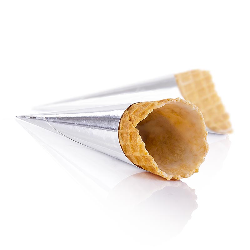 Waffle kruvasan domates, kaplamali, Ø 30 x 80 mm h - 498g, 83 adet - Karton Waffle kruvasan domates, kaplamali, Ø 30 x 80 mm h - 498g, 83 adet - Karton