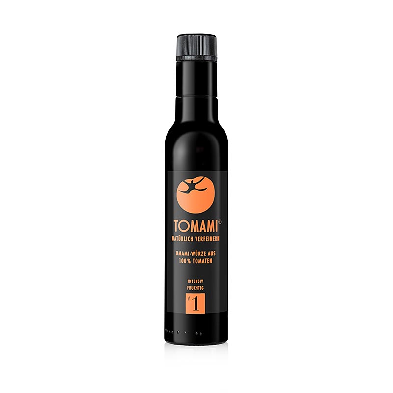 Tomami Umami ®, 1 paradiznikov koncentrat, intenzivno saden - 240 ml - Steklenicka Tomami Umami ®, 1 paradiznikov koncentrat, intenzivno saden - 240 ml - Steklenicka