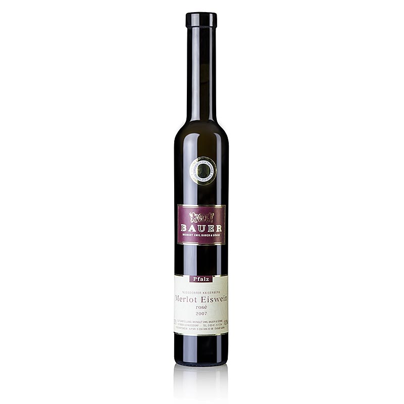 2007 Merlot Rose, ledove vino, sladke, 10% obj., Emil Bauer a synove - 375 ml - Lahev 2007 Merlot Rose, ledove vino, sladke, 10% obj., Emil Bauer a synove - 375 ml - Lahev