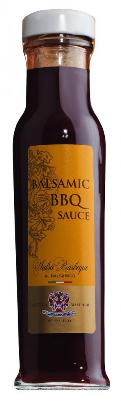 °Salsa Barbecue al Balsamico, barbecue omacka se saporosem, Malpighi - 250 ml - Lahev
