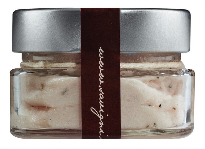 Crema of Lardo iz Cinta Senese, organski, Crema di Lardo di Cinta Senese, biologico, Savigni - 110g - Staklo Crema of Lardo iz Cinta Senese, organski, Crema di Lardo di Cinta Senese, biologico, Savigni - 110g - Staklo