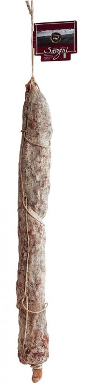 Salame Montanaro biologico, planinska salama, organska, Savigni - cca 450 g - kg Salame Montanaro biologico, planinska salama, organska, Savigni - cca 450 g - kg