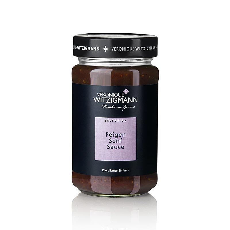 Sauce moutarde aux figues Véronique Witzigmann - 225 ml - verre