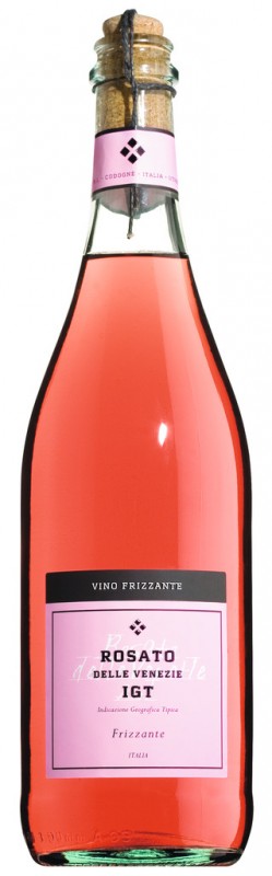 Rosato Secco, penina rose, jeklo, Grandi Spumanti - 0,75 l - Steklenicka