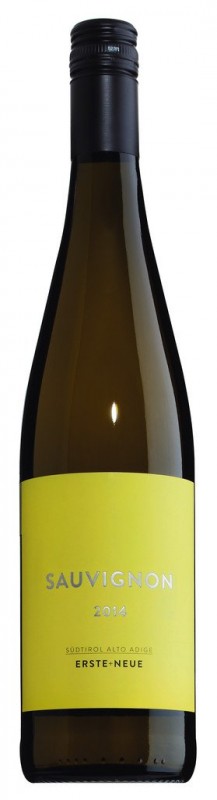 Poludniowotyrolskie Sauvignon Blanc Classic DOC, wino biale, Erste + Neue - 0,75 l - Butelka