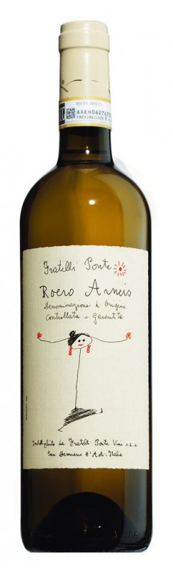Roero Arneis DOCG, biele vino, ocel, Fratelli Ponte - 0,75 l - Flasa Roero Arneis DOCG, biele vino, ocel, Fratelli Ponte - 0,75 l - Flasa