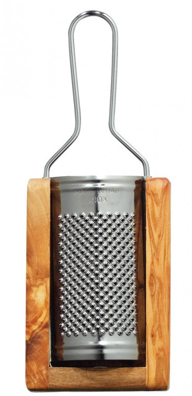 Stregalnik za sir iz oljcnega lesa, majhen, Olio Roi - priblizno 11,5 x 7 x 7 cm - Kos