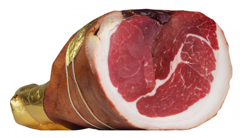 Szynka parmenska DOP bez kosci ze skorka, Prosciutto di Parma DOP 36 miesiecy, Devodier - ok. 7,5 kg - kg