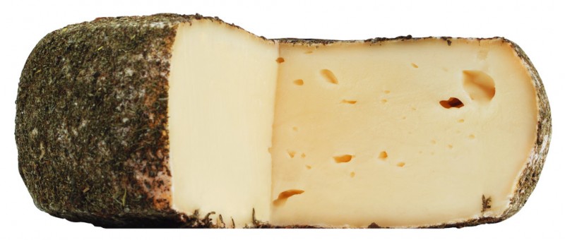 Floralpina, mekky syr vyrobeny ze syroveho kravskeho mleka s korenenou krustou, Eggemairhof Steiner, EGGEMOA - cca 250 g - kg