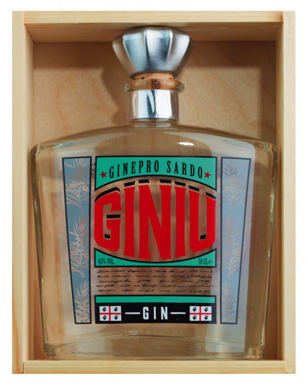 Giniu, Gin, Silvio Carta - 0,7 L - Steklenicka Giniu, Gin, Silvio Carta - 0,7 L - Steklenicka