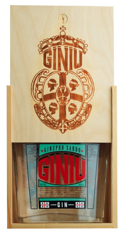 Giniu, Gin, Silvio Carta - 0,7 l - Butelka Giniu, Gin, Silvio Carta - 0,7 l - Butelka