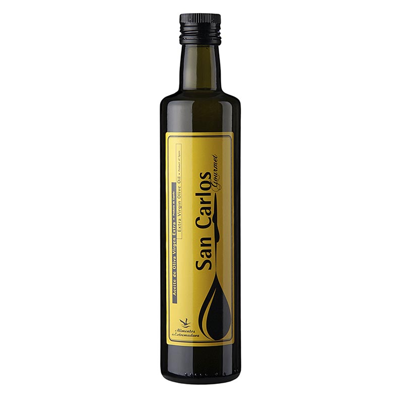 Huile d`Olive Extra Vierge, Pago Baldios San Carlos Gourmet Cornicabra et Arbequina - 500 ml - bouteille