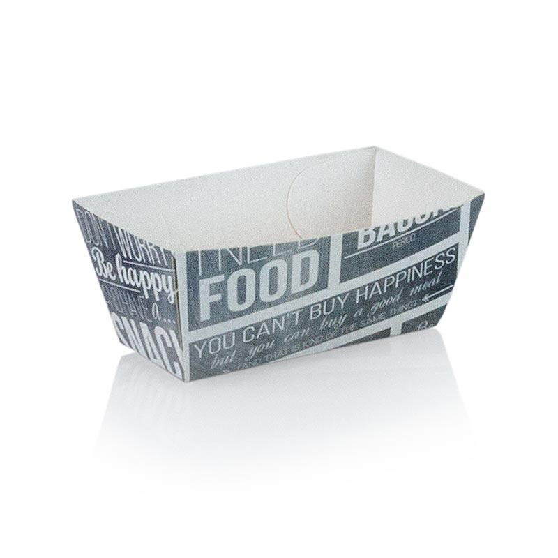Posoda za omako za enkratno uporabo, 70 x 30 x 35 mm, karton, koncept s kredo - 400 kosov - Karton