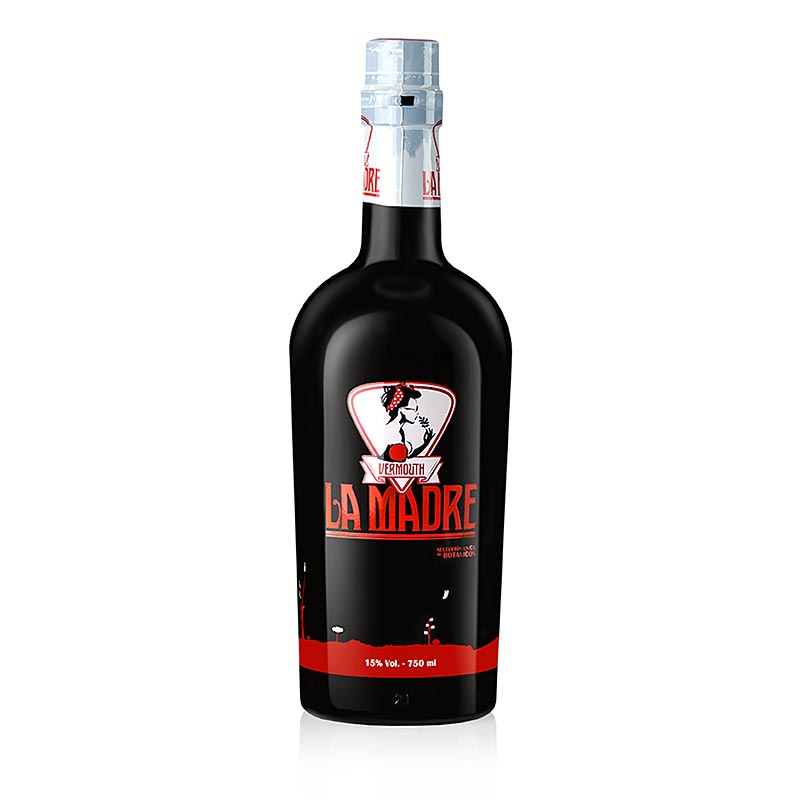 La Madre - Vermut, voros, 15 terfogatszazalek, Spanyolorszag - 750 ml - Uveg