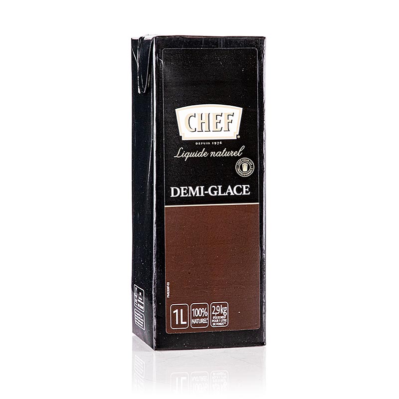 CHEF Premium - Demi Glace, folyekony, fozesre kesz - 1 l - PE palack