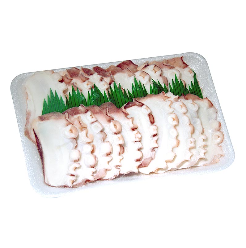 Tako - blæksprutte skiver til sushi - 160 g, 20 stk - Pe-shell