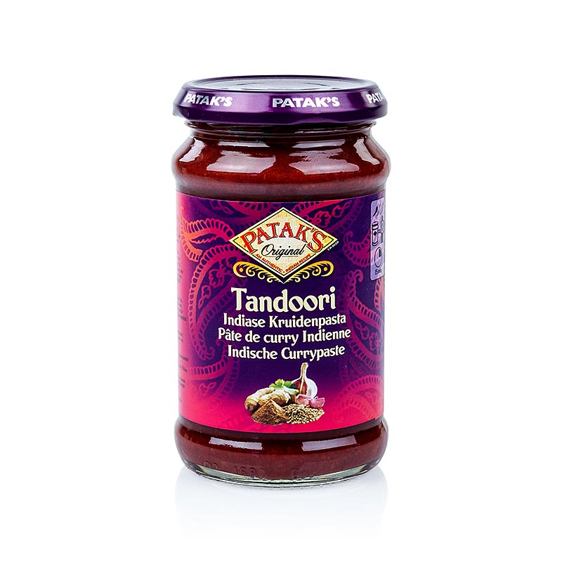 Tandoori-pasta, rød, patak`s - 312 g - glas