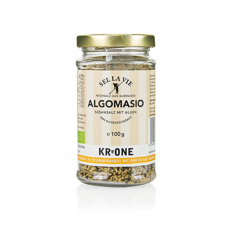 Algomasio, susam so sa algama, Sel la Vie, organski - 100 g - Staklo Algomasio, susam so sa algama, Sel la Vie, organski - 100 g - Staklo