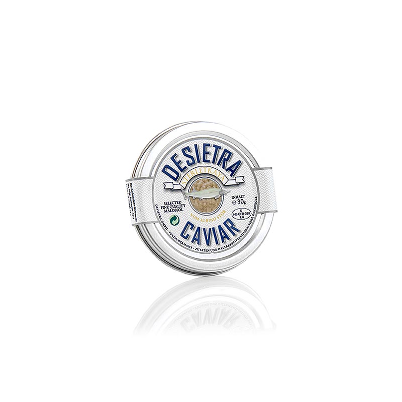 Caviar Desietra Selection de esterlet albino, Aquaculture Germany - 30g - poder