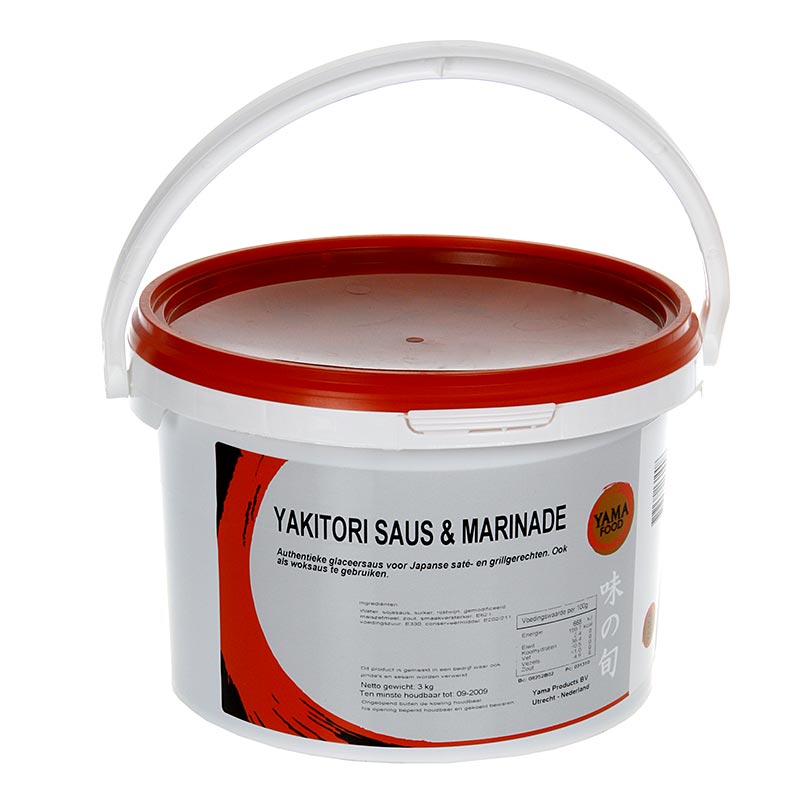 Yakitori sauce, for grilled poultry meat, thick - 3 kg - Pe-bucket
