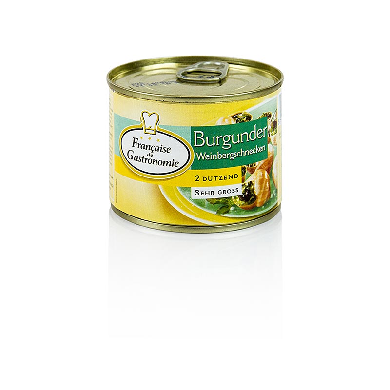 Caracoles romanos, muy grandes, 2 docenas, Francaise de Gastronomy - 200 gramos - poder