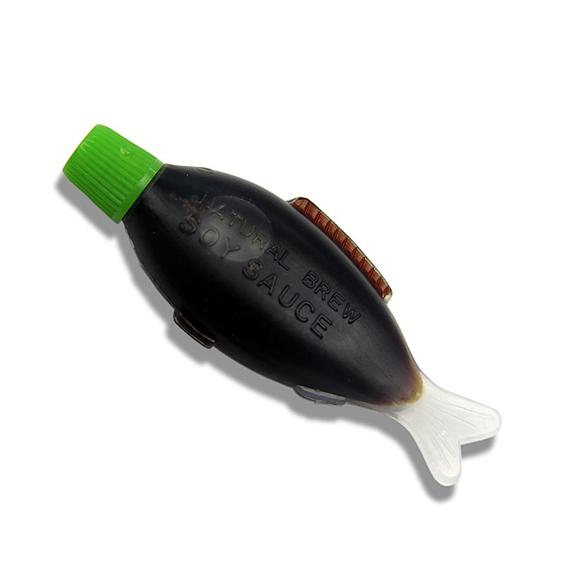 Soy sauce - Shoyu, in portion bottles / fish form a 4ml, Japan - 1.2 l, 300 x4 ml - bag