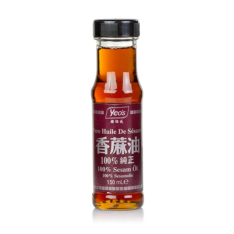 Sezamovo olje, prazeno, Yeos - 150 ml - Steklenicka