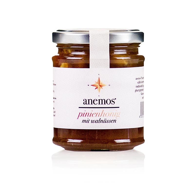 Vlasske orechy v borovem medu, ANEMOS - 270 g - Sklenka