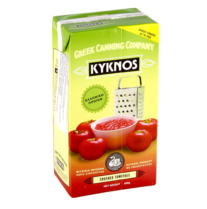Passerede tomater, Kyknos, Grækenland - 500 g - Tetra-pack