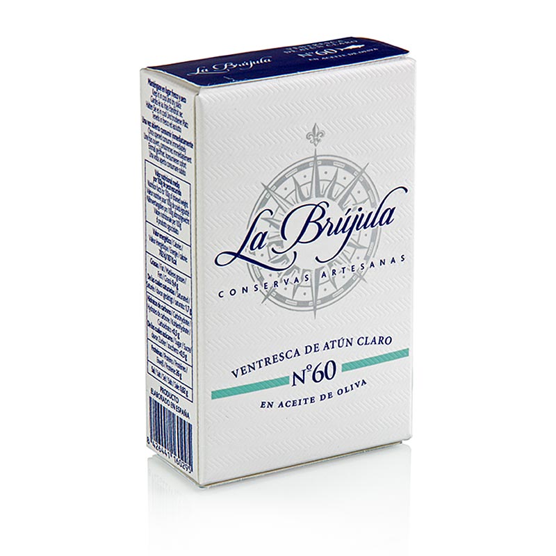 Ventresca - Mieso z brzucha tunczyka zoltopletwego, La Brujula - 110g - Moc Ventresca - Mieso z brzucha tunczyka zoltopletwego, La Brujula - 110g - Moc