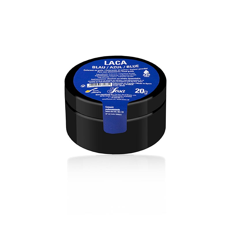 Colorant alimentar Sosa, pudra, albastru, solubil in grasimi - 20 g - Pe poate Colorant alimentar Sosa, pudra, albastru, solubil in grasimi - 20 g - Pe poate