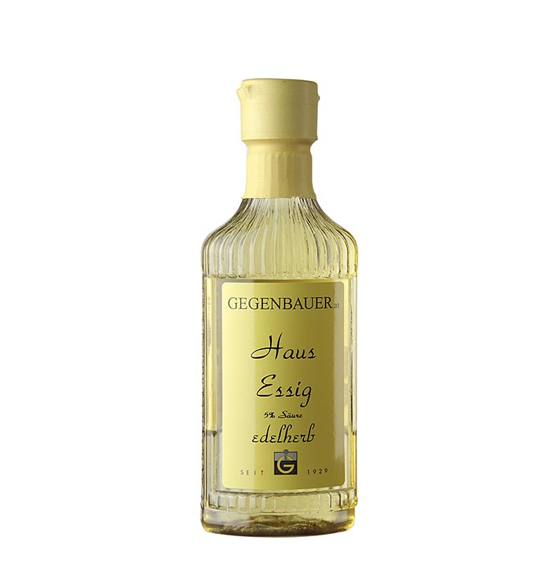 Gegenbauer vinaigre maison, edelherb, léger, acide 5% - 250 ml - Pe-bouteille