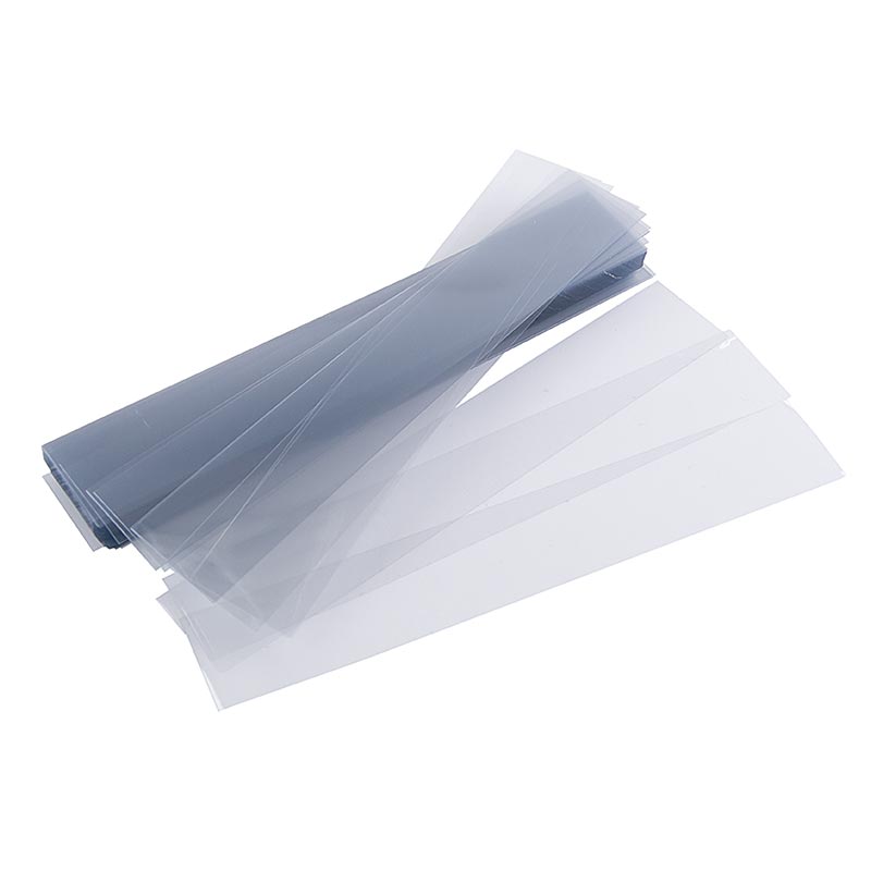 Folie de aluminiu pentru bordura de tort, 24 x 4 cm, foi individuale de folie, groase - 1.000 de bucati - cutie