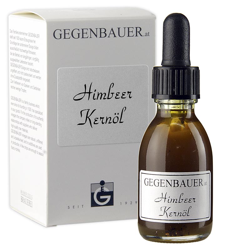 Raspberry seed oil from Gegenbauer, in the pipette bottle - 30 ml - bottle