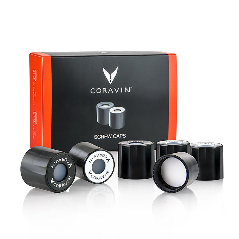 Coravin Wine Access System - pokrov na navoj - 6 kosov - Karton Coravin Wine Access System - pokrov na navoj - 6 kosov - Karton