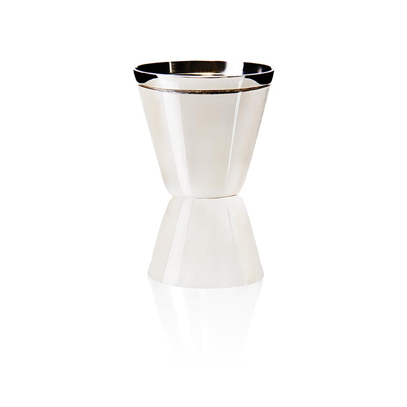 Koktel mjerac (jigger) od nerdajuceg celika 18/10 za 2 cl i 4 cl - 1 komad - Komad Koktel mjerac (jigger) od nerdajuceg celika 18/10 za 2 cl i 4 cl - 1 komad - Komad