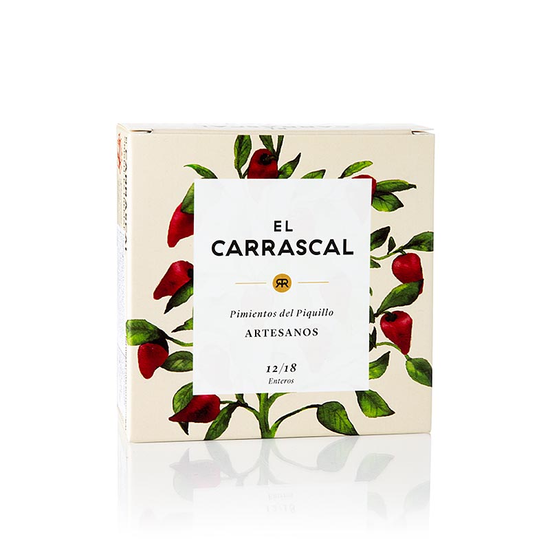 Pimiento Piquillo - Ardei Piquillo in suc propriu / 12 / 18, El Carrascal - 225 g - poate sa Pimiento Piquillo - Ardei Piquillo in suc propriu / 12 / 18, El Carrascal - 225 g - poate sa
