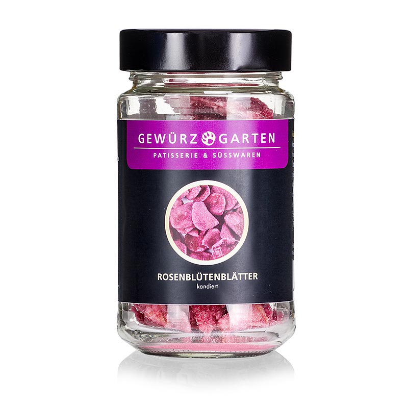 Spice Garden Okvetni listky ruze, kandovane - 75 g - Sklenka