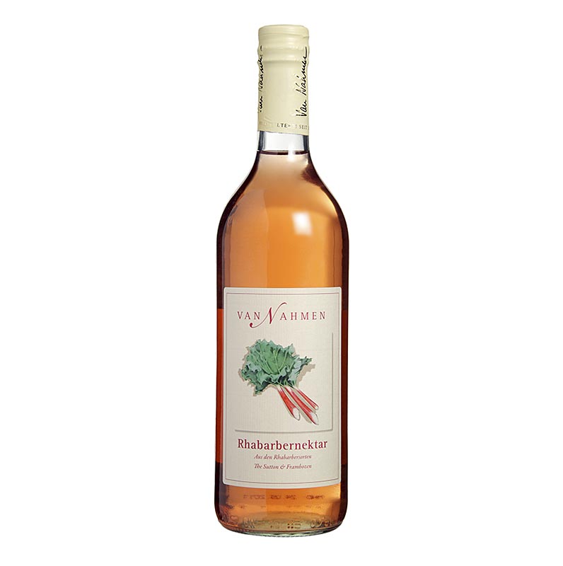 van Nahmen - Framboozen rhubarb nectar, 70% juice - 750 ml - bottle